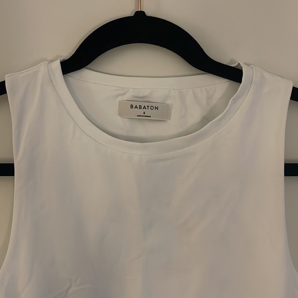 NWT Aritzia Babaton Seamless Contour Muscle White Bodysuit size S - Picture 4 of 7